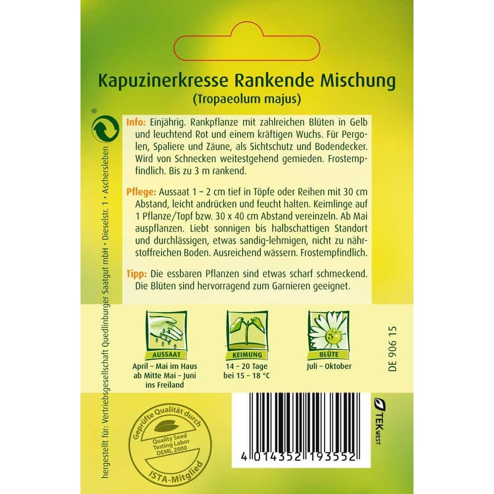 Kapuzinerkresse, Rankende Mischung-0