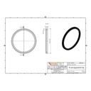 KG Ersatzlippendichtring DN/OD 125 (KG PVC)-1