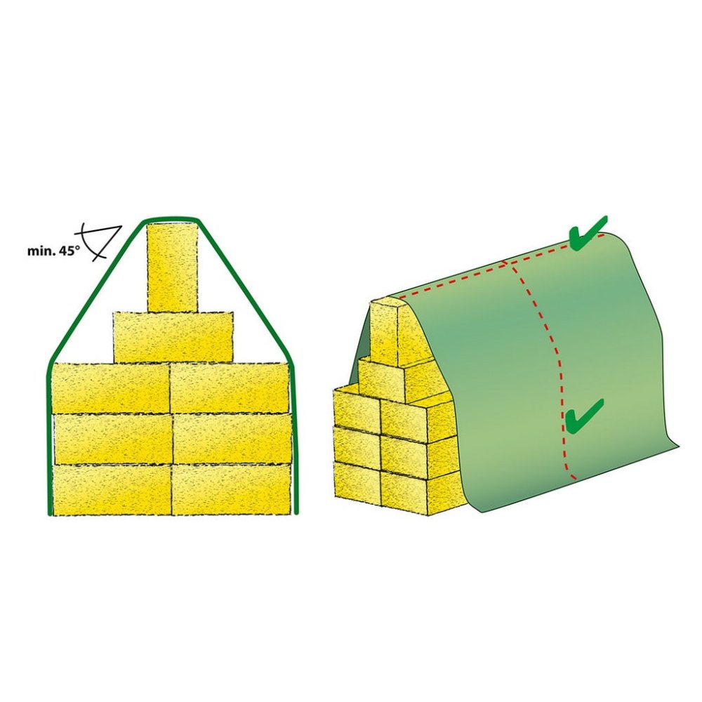 Strohvlies Schutzvliese 140g/m² 12m x 25m (300m²)-3