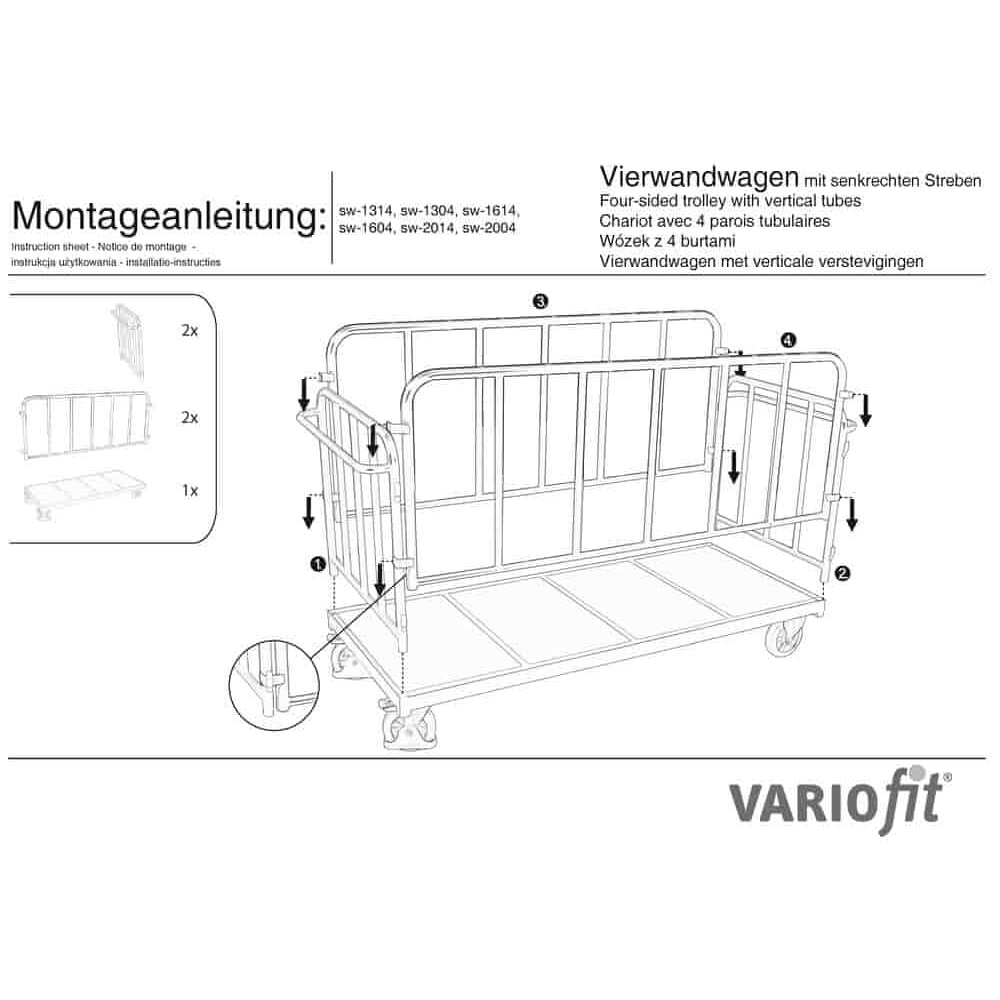 Streben Vierwandwagen 500 kg Typ M (TG)-0