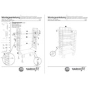 Paket-Dreiwandwagen hoch mit 4 Böden 500 kg Typ L + EasySTOP-0