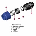 PP PE Rohr Verschraubung T-Stück 32 x 3/4" IG x 32-3