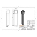 HTsafeEM Rohr DN/OD 32 x 150 mm-1