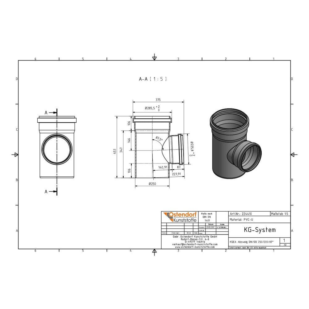 KGEA Abzweig DN/OD 250/200   87 Grad-1