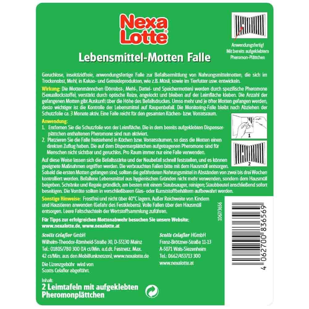 NEXA LOTTE®  Lebensmittel-Mottenfalle 2 Stk.-0