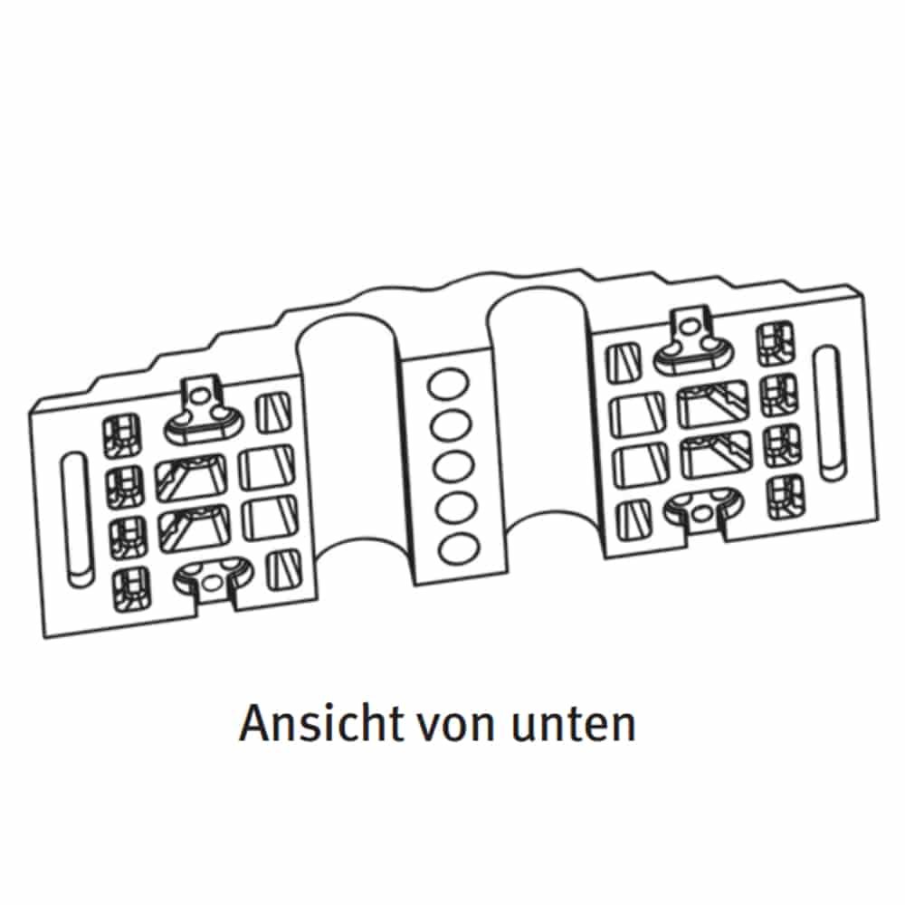 Schlauchbrücke Kabelschutz geschlossen / Tunnel-1