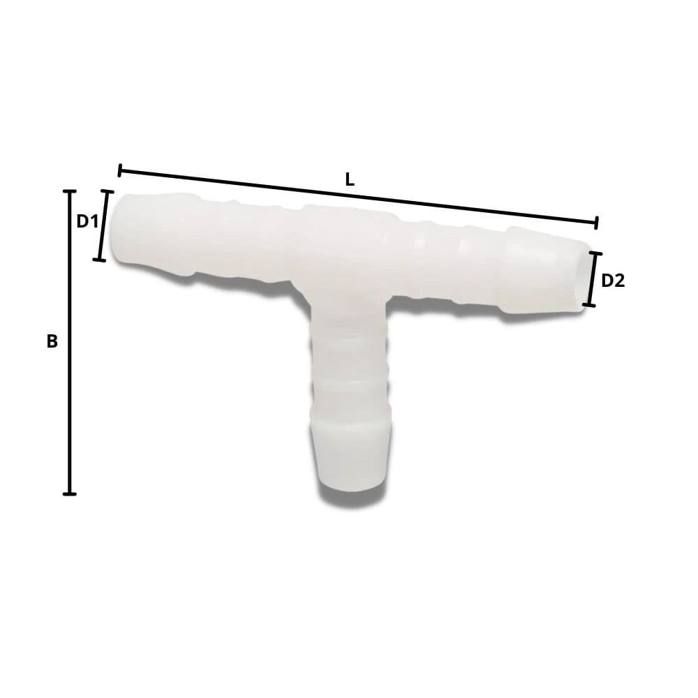 Schlauchverbinder Kunststoff T-Stück 12 mm-0