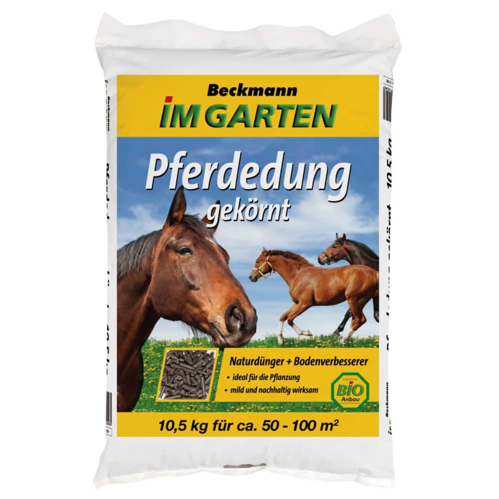 Pferdedung gekörnt 10,5kg für ca 50-100m² BIO Anbau geeignet