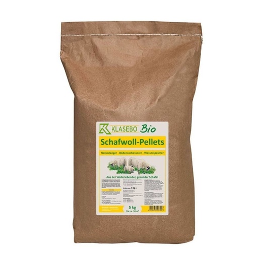 [BONI-10.575] Schafwoll-Pellets Bio 5 kg für ca. 50 - 100 m²